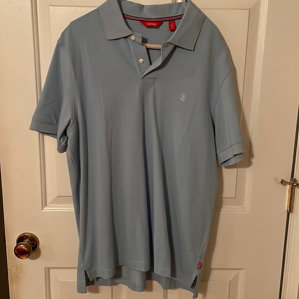 Mens Izod polo shirt.
